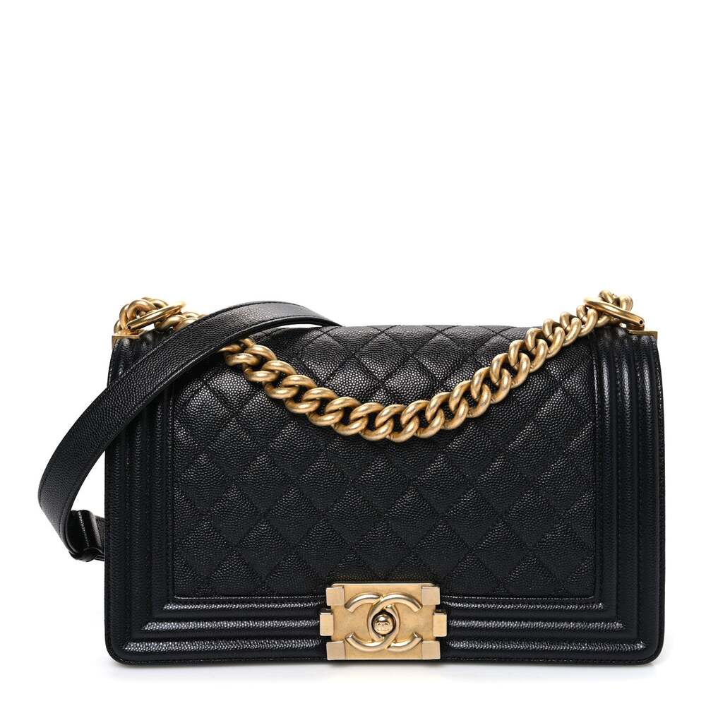 Chanel Caviar Quilted Medium Boy Flap #308296C49B